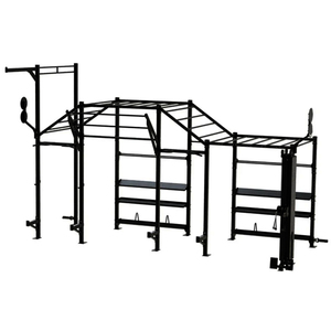Fabrieksgemaakte custom outdoor pull-up rig, ninja rig, vrijstaande rek, <span class=keywords><strong>monkey</strong></span> bars, gym <span class=keywords><strong>rigs</strong></span> - Product Image 2