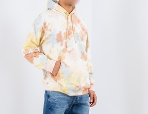 Sudadera con Capucha de Manga Larga Tie-Dye para Hombre, Sudadera Informal con Capucha y Cordón Ajustable, Bolsillo Delantero - Product Image 3