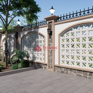 Breeze Cement Block - Baldosas de cuerpo completo hechas en Vietnam para decoración de paredes interiores - Product Image 2