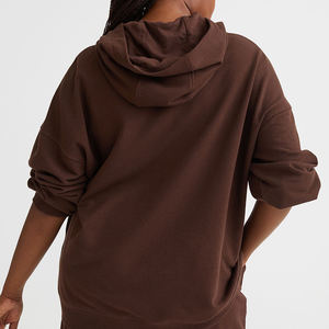 Sweat-shirt à capuche unisexe 100% coton, vêtements en molleton, vêtements oversize, impression de logo personnalisé, sweats à capuche pour femmes - Product Image 4