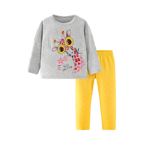 Conjunto de Ropa de Dos Piezas para Niñas, Cómodo para Otoño/Invierno, Forro Polar Duradero y Transpirable - Product Image 1