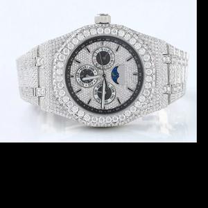 Montre-bracelet de luxe pour femme avec diamants, éclat élégant, idéale pour les célébrations de mariage, disponible à la vente – Exportateur indien - Product Image 3