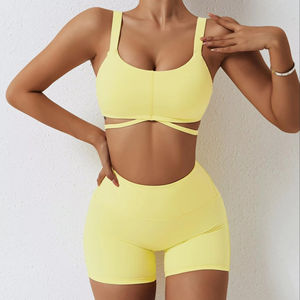 Vêtements de sport sans couture, tenue de yoga, pantalon, ensemble de sport pour femmes, ensembles de fitness, TISSU INNOSOULANT, logo personnalisé - Product Image 1