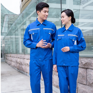 Vêtements de travail d'été de haute qualité à manches longues, résistants à l'usure, uniforme de travail avec bande réfléchissante, uniformes de travail - Product Image 5