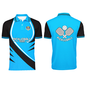 Uniformes de pickleball de qualité supérieure en gros, polos de sport personnalisés OEM pour hommes - Product Image 4