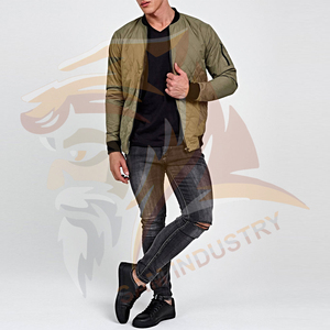 Blouson bomber léger pour homme avec fermeture éclair, coupe-vent et résistant à l'eau, design élégant, veste d'hiver - Product Image 2