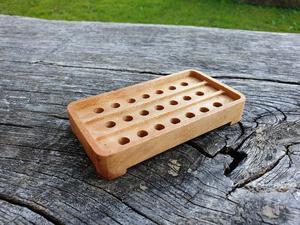 HASAN CRAFT Eco-Friendly Wooden Soap <b>Tray</b> & Rest Modern Rectangle Design for <b>Bathroom</b> Kitchen Guesthouse - Product Image 2