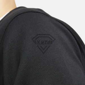 เสื้อสเวตเชิ้ตคอกลมผู้ชายแบบสั่งทำพิเศษ แต่งแถบลายทาง แขนยาว สีดำล้วน ผ้าฟลีซหนานุ่ม สไตล์สตรีทแวร์ - Product Image 6
