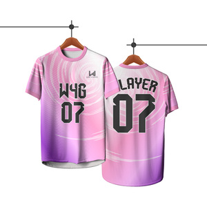 Men's Custom Sublimated Soccer Jersey 100% Polyester Breathable Mesh Quick Dry Short Sleeve Team Uniform Front <b>Logo</b> Printed - Product Image 6