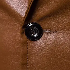 Blazer en cuir pour homme à prix abordable, léger, de qualité supérieure, très vendu, en matériau durable - Product Image 3