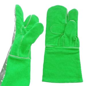 Gants de protection en cuir de vachette pleine fleur de qualité supérieure, isolants thermiquement, pour la pâtisserie et la cuisson au four - Product Image 4