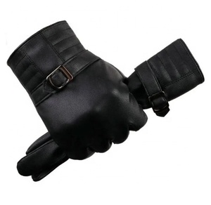 Guantes de Cuero Personalizados para Mujer, Nueva Colección de Invierno, Resistentes al Viento, de Cuero Vacuno Genuino - Product Image 5