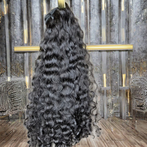 ผมอินเดียเกรดพรีเมียม ย้อมสีอ่อน  แบบเวอร์จิ้นเรมี่  ต่อผมด้วยเครื่องจักร  แบบดับเบิ้ลเวฟท์  เนื้อผมนุ่มสลวย  แบบตรง  สามารถฟอกสีได้ - Product Image 5