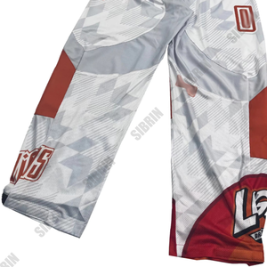 Pantalones de Hockey en Línea Sublimados con Impresión Personalizada Sibrin, Malla de Poliéster, Acolchado Cordura, Protección Profesional, Absorción de Humedad - Product Image 5