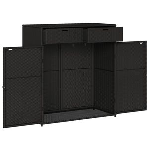 41.3 per armadietti neri \ "x21.7 \" x44.5 \ "materiale in Rattan - Product Image 6