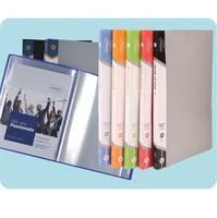 Carpeta de Archivo Recargable de Plástico Tamaño A4 con 10 Bolsillos, Cubierta Transparente, Disponible en Diferentes Colores para Documentos