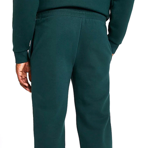 Ensemble de survêtement à capuche vert foncé pour homme, manches longues, couleur unie, tenue décontractée avec poches latérales, fermeture à cordon, coupe régulière - Product Image 4