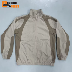 Conjunto de Chándal de Dos Piezas Personalizado para Invierno, Estampado, Transpirable, Impermeable, Cortavientos, con Capucha, Cierre de Cremallera y Cintura Elástica - Product Image 4