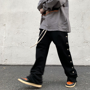 <b>Men</b>’s Stylish <b>Baggy</b> Pants Loose Relaxed Fit Casual Trousers with Wide Leg Design Comfortable Everyday Streetwear Bottoms - Product Image 3