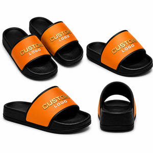 Custom Logo Waterproof Light Weight Slide <b>Sandals</b> Men Women OEM Personalized PVC EVA Slippers Wholesale Summer Beach <b>Pool</b> - Product Image 5