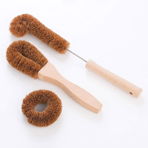 Cepillo de limpieza doméstico al mejor precio, cepillos tawashi de fibra de coco natural, limpiador para baño y cocina - Product Image 3
