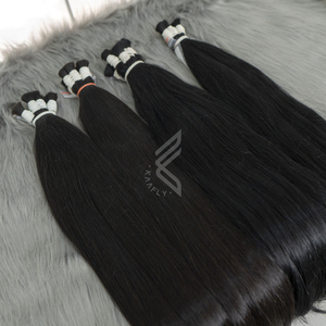 Meilleur choix pour les salons de Moscou Cheveux européens vierges slaves Styles droits et Fumi en vrac Doux et teints pour le tressage - Product Image 1
