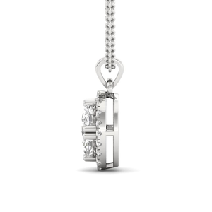 Colgante Solitario Starlit Bliss con Diamante Cultivado en Laboratorio con Corte Ovalado, Joyería Clásica y Elegante, Regalo para Mujer - Product Image 4