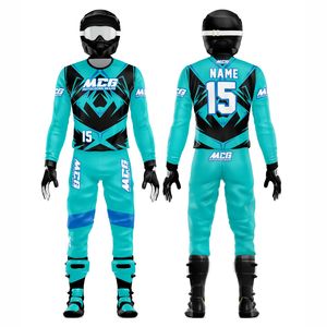 MCG Unisex Full Sleeve Motocross Racing Suit Sublimation Print Quick Dry Breathable <b>Plus</b> <b>Size</b> 100% Polyester Adult ATV Road Gear - Product Image 1