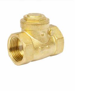 Vanne de retenue industrielle en laiton de 25 mm PN16 avec joint en PTFE pour l'industrie pétrolière et gazière, personnalisable OEM, à commande manuelle, directement de l'usine - Product Image 1