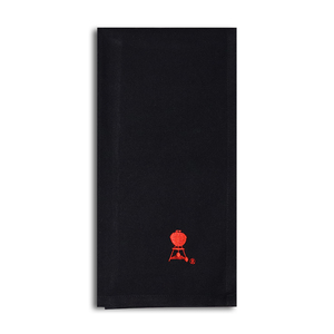 Black Cotton <b>Kitchen</b> <b>Towel</b> Solid Color With Embroidery logo Rectangle <b>Kitchen</b> <b>Towel</b> Eco Friendly Machine Washable - Product Image 2