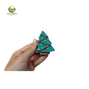 Reusable Wooden Christmas Tree Painting Toys for Children Holiday Classroom Craft Activities - Product Image 3