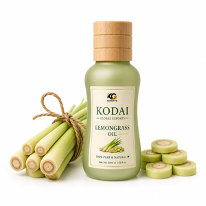 Aceite Esencial de Limoncillo de Tamil Nadu 100% Puro y Natural de Kodai Global Export, Destilado al Vapor, Aromaterapia Facial Multifuncional - Product Image 1