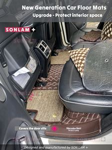 Wholesale ODM Nano Carbon Leather Car Mats Luxury <b>Accessories</b> for Cars Custom Car Floor Mats Mercedes Benz GLE-Class Full Set - Product Image 5
