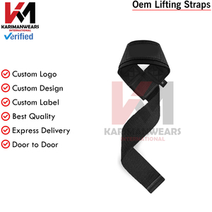 Durable Weightlifting Straps Men Women Gym Wrist Support Deadlift <b>Training</b> Manufacturer - Product Image 4