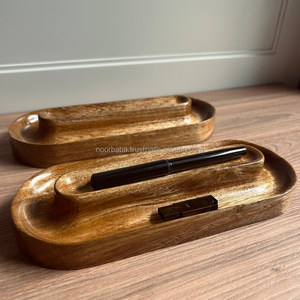 Bol de service à salade en bois d'acacia fait main de qualité supérieure, style corne d'ivoire polie, écologique, sans danger pour les aliments, taille personnalisée, artisanal - Product Image 6
