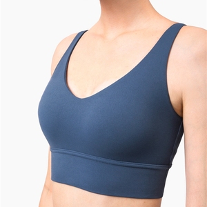 Athletic Activewear Ladies Yoga Apparel <b>Padded</b> Sports Bra Tops - Product Image 1