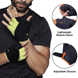 Half Finger <b>Cycling</b> Breathable Wear Resisting Gloves Sport <b>Cycling</b> Gloves Low Price Pair Custom Logo With Packing <b>Cycling</b> Gloves - Product Image 5