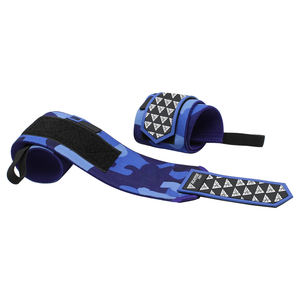 Poignets d'haltérophilie personnalisés de qualité professionnelle de 18 pouces Boucle de pouce robuste Compétition Grade Gym Utilisation Logo Personnalisable - Product Image 2