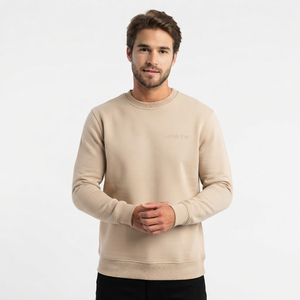 Sweat-shirts pour hommes en coton lourd, impression et broderie personnalisées, sweat-shirt à col rond, sweat-shirt classique - Product Image 3