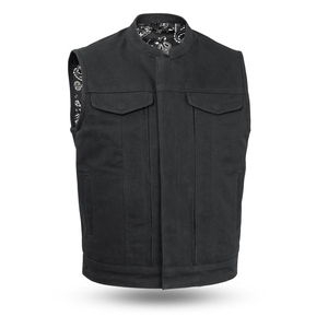 Chaleco de Motociclista para Hombre, Sin Mangas, Chaqueta de Motociclismo, Resistente al Viento, Transpirable, con Logotipo Personalizable, Bolsillos, Tela de 300g - Product Image 5