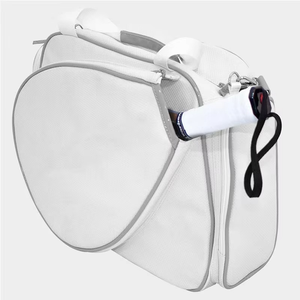 Bolsa de Tenis de Piel Sintética PU para Damas, Venta al Por Mayor 2026, Bolsa Blanca con Correa para Hombro, Personalizable, para Pádel y Tenis - Product Image 2