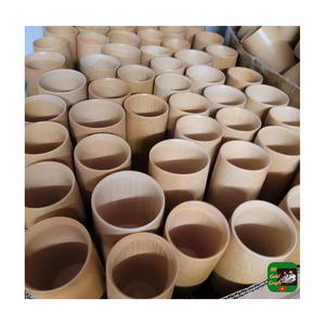 Gobelet en bambou naturel réutilisable, gobelet cylindrique écologique, vaisselle durable, achat en gros, tasse en bambou OEM, tasse en bambou durable de marque - Product Image 2