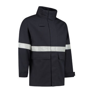 <b>Orange</b> <b>Hi</b> <b>Vis</b> Polyester Reflective Safety <b>Jacket</b> Custom Logo Zipper Workwear High Visibility Fluorescent <b>jacket</b> Bomber Style - Product Image 5