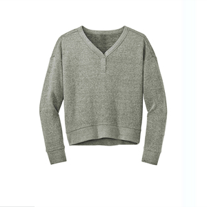 Vêtements de fitness pour femmes les plus vendus, sweat-shirt en molleton à col rond, pull en coton, sweat-shirt oversize, service OEM - Product Image 1
