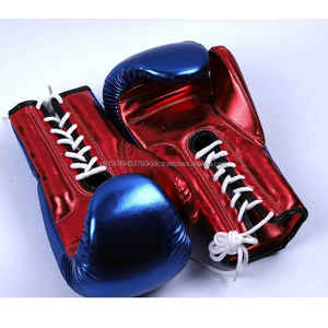 Best Price Customizable Cowhide Strap Boxing <b>Gloves</b> for Outdoor Training Muaythai MMA Sports Gear Made Leather/Pu Leather - Product Image 1