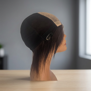 Perruque complète en dentelle de cheveux humains brésiliens Remy, densité 150%, taille moyenne, longue, avec base en dentelle, fabriquée au Bangladesh, TAZ Hair - Product Image 1
