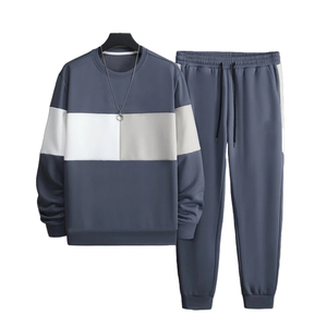 OEM Men's Tracksuit Sweat Suits Outerwear Apparel Fleece Tops <b>Trouser</b> <b>Joggers</b> Casual Fashion Streetwear Outdoor Solid Breathable - Product Image 6
