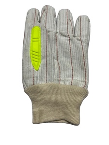 Guantes de protección contra impactos con cordón de algodón con doble palma - Product Image 5