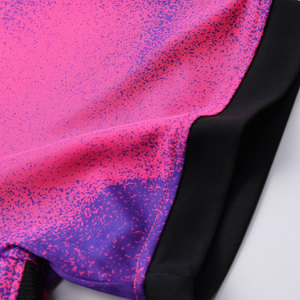 Men's Soccer Jersey Set Gradient <b>Pink</b> Purple V-Neck Short Sleeve Quick Dry Polyester Sportswear Uniform Adult All Seasons - Product Image 4