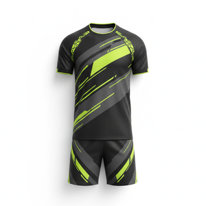 Uniformes de Fútbol con Impresión por Transferencia de Calor al por Mayor, Nombre y Número del Equipo Personalizados, Ropa de Entrenamiento de Secado Rápido UPF 50 para Hombre - Product Image 1